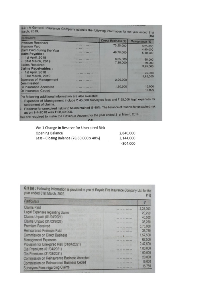 Insurance Company-1 | PDF | Reinsurance | Insurance