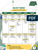 1er Grado - Temario - S5