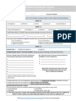 Grade 11 TO 12 Course Selection Sheet