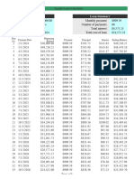 Excel Loan Calculator