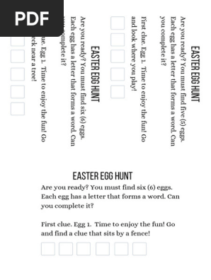 Easter egg hunt