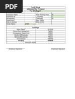 Form B - Format of Wage Register Sample | PDF | Wage | Employment