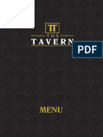 The Tavern Menu