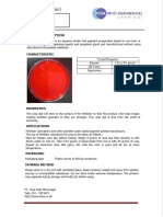 TDS of UREA DYE