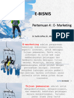 Pertemuan 4 E-Marketing