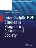 Alessandro Capone《Interdisciplinary Studies in Pragmatics Culture and Society》