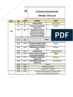 Cronograma Pós-Graduação EDIN CASA 2023