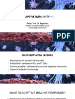 Adaptive Immunity I