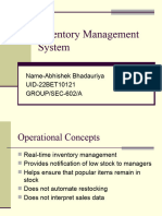 Abhishek DBMS InventoryManagement