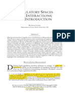 Lange 2003 Regulatory Spaces and Interactions