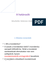 A Határozók