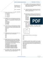 Lista Extra Divisao em Partes Porporcionais