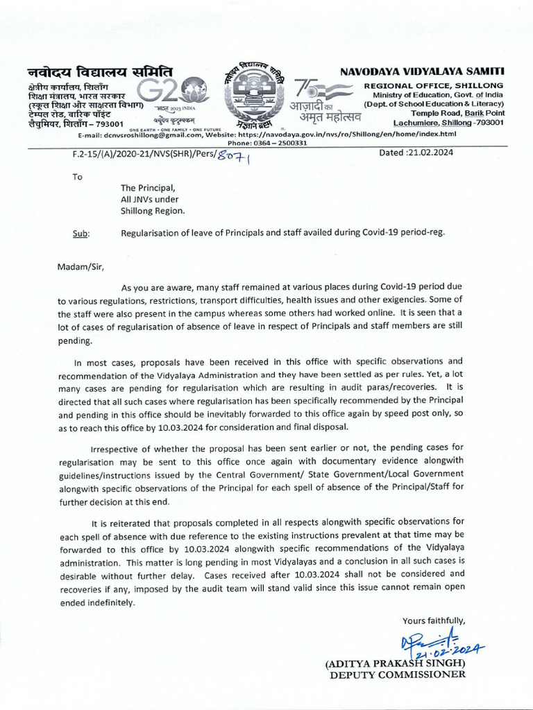 Regularisation of Leave - 0001 | PDF