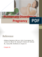 2023.08.20 Obstetrice S2. 11 - Pulmonary Disorder Obstetrics and Gynecology