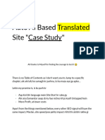 Auto AI Based Translated Site - Case Study