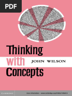 Thinking With Concepts