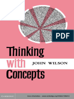 Thinking With Concepts