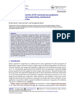 Synthesis and Properties of UV-cured Porous Polymeric Composites