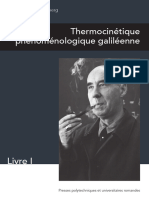 Thermocinétique Phénoménologique Galiléenne