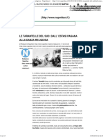 Le Tarantelle Del Sud - Dall' Estasi Pagana Alla Danza Religiosa - Napolitan - It