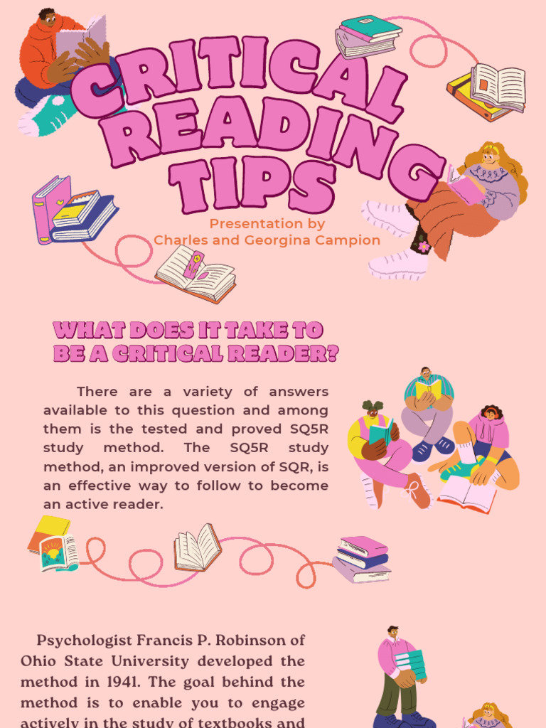 Critical Reading Paper Examples