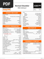 A20NX Checklist EasyJet