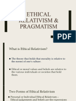 Ethical Relativism Pragmantism