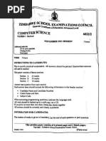 ZIMSEC A Level Computer Science Syllabus | PDF | Internet Protocol ...