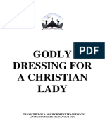 Godly Dressing For A Christian Lady - Sis. Favour Ozo