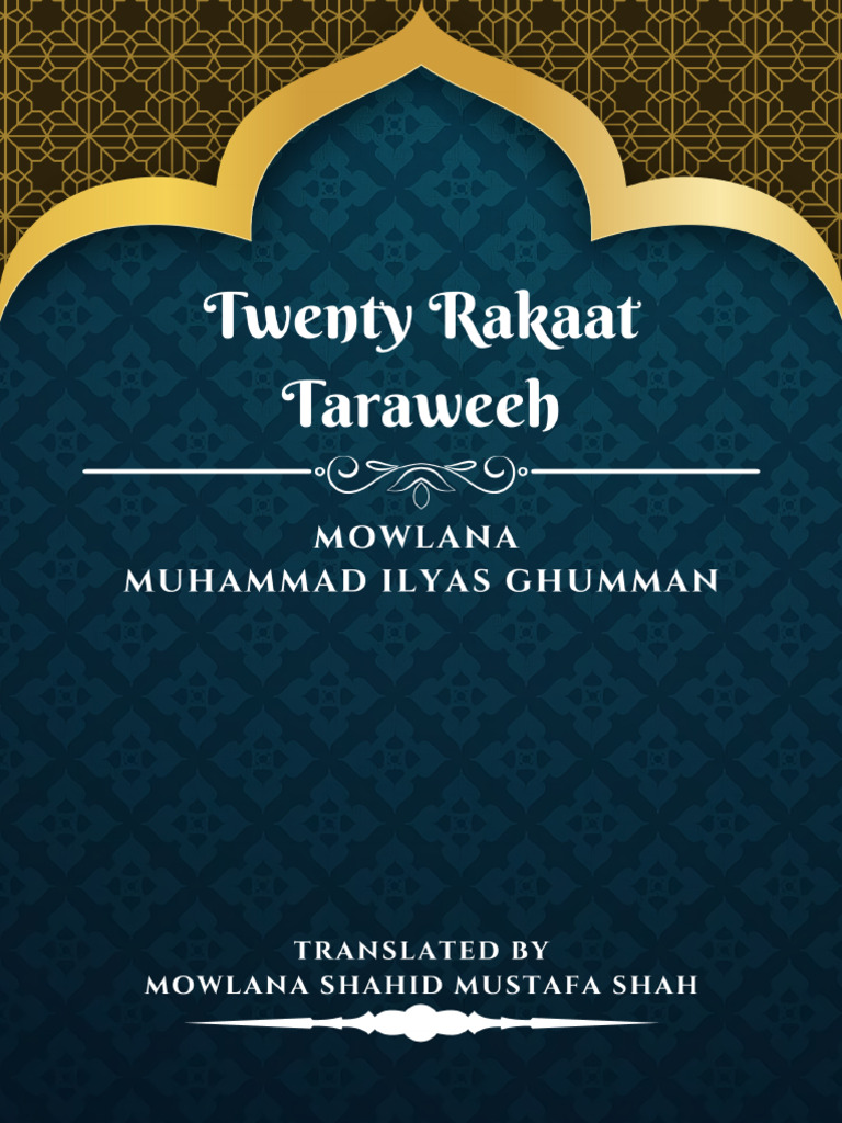 Twenty Rakat Taraweeh PDF