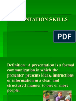 Orientation To Presentation