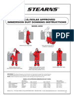 Immersion Suits Donning Instruction