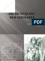 Презентация - Die Dichtkunst der Germanen