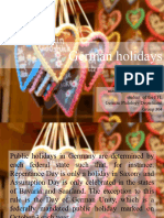 Презентация - German holidays
