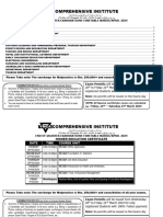 End of Quarter Exam - Timetable Mar-April 2024