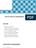 2.health Services Management