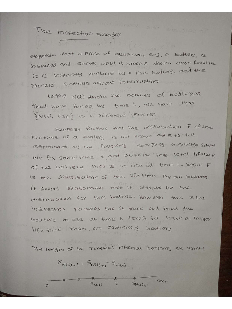 Inspection Paradox PDF