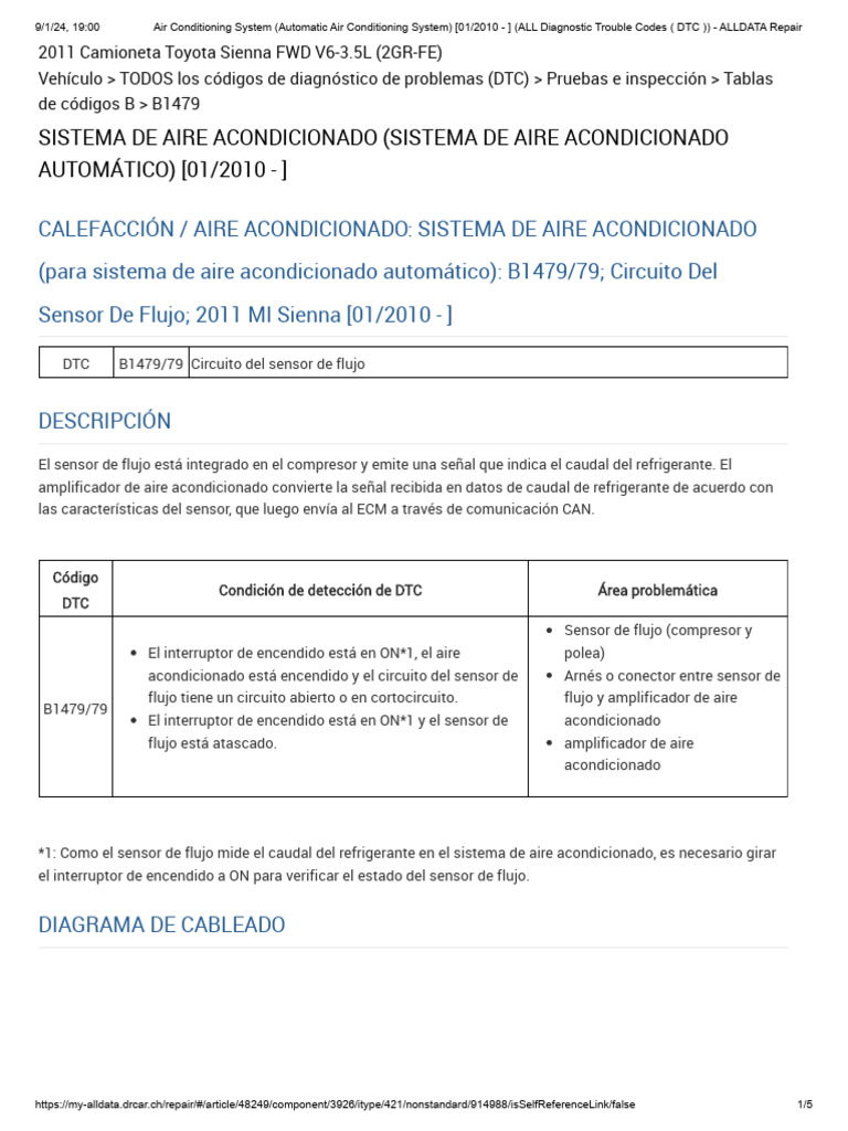b1479 Sensor de Flujo PDF Sensor