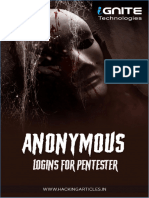 Anonymous Logins For Pentesters