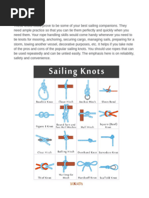 Sailing Knots
