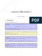 Chapitre 1-Equations Différentielles Ordinaires