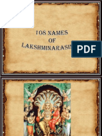 108 Names of Lakshminarasimha