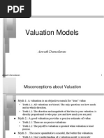 Valuation Models: Aswath Damodaran