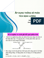 Bài giảng - Ch 10 - Áp dụng thống kê phân tích định lượng