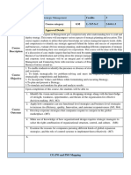 MBA - SEM IV - Strategic Management - Course Syllabus