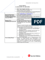 Module 8 - Handout 1 Examples Precis, Calendar, Outline