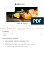 Aceite de Naranja