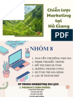 Nhóm 8 - QLĐĐDL - Chiến Lược Maketing Tại Hà Giang