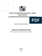 Trabalho Escrito - Interdisciplinar - Arqu6ma - 2023.2