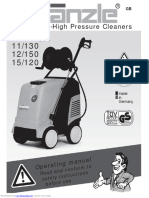 Hot Water-High Pressure Cleaners: Operating Manual